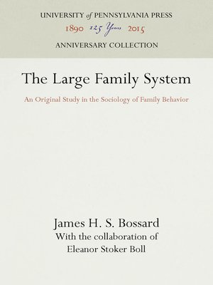 cover image of The Large Family System